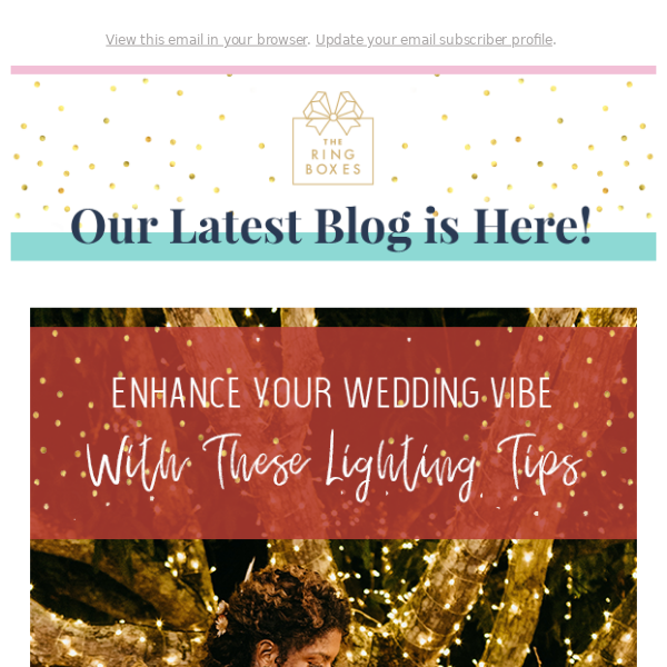 Set your wedding vibe with these lighting tips 💡