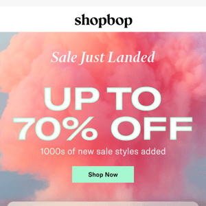 Up to 70% off (yes, really!)