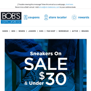 Sneakers on SALE & under $30