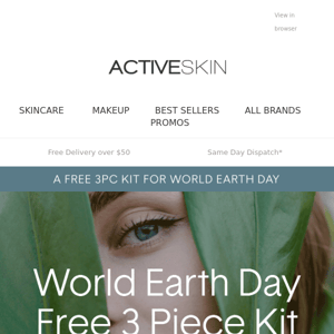 Happy World Earth Day | FREE 3pc Kit inside! 💚
