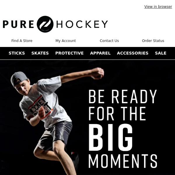 Pure Hockey, Shop Top Training Tools & Be Ready For The Big Moments!