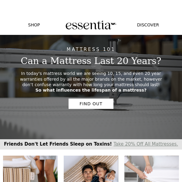 Can A Mattress Really Last 20 Years?