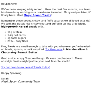 Hey Spooner, meet Magic Spoon Treats! 💫
