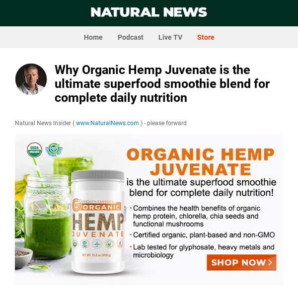 Why Organic Hemp Juvenate is the ultimate superfood smoothie blend for complete daily nutrition