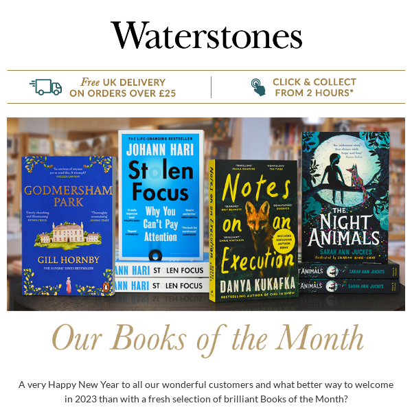 Our Books Of The Month For January