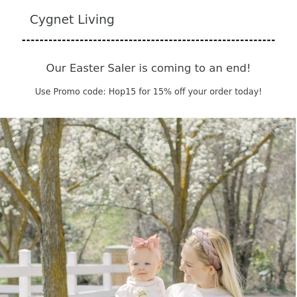We are down to the final hours of our Easter sale!