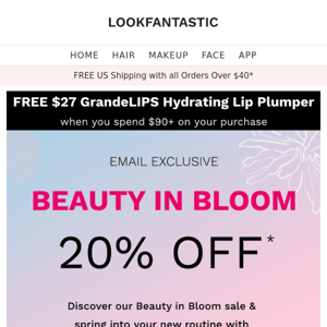 ICYMI: 20% Off Beauty in Bloom Sale 🌸