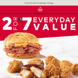 What’s new in the 2 for $7 lineup? (Hint: 🥙🐔)