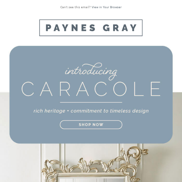 CARACOLE ➰ Timeless Design