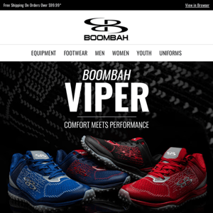 All-New Boombah Viper Turfs Are Here!