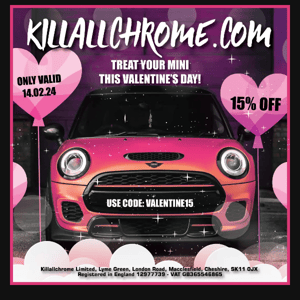 Treat Your Car This Valentines! - KillAllChrome