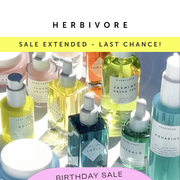 Sale Extended: Today Only!