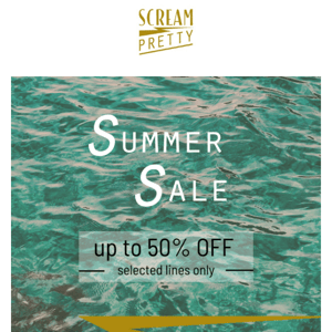 Our Summer Sale is Here ☀️
