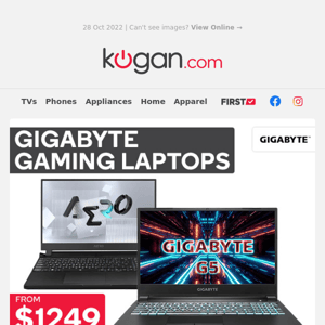 Gigabyte Gaming Laptops - Don't Pay up to $480 More At Other Stores!