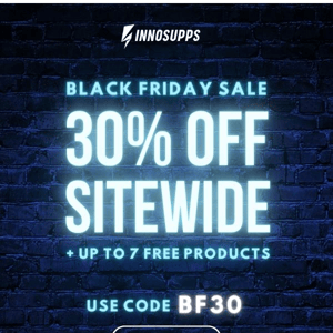 [🚨UP TO 62% OFF SITEWIDE 🚨] Black Friday Sale NOW LIVE!