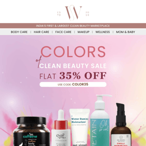 Celebrate Clean Holi! FLAT 35% OFF