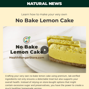 Learn how to make your very own No Bake Lemon Cake