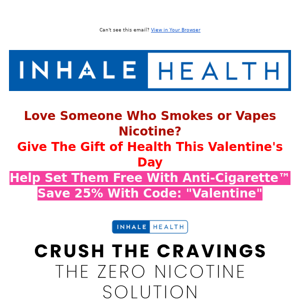 Love Someone Who Smoke's or Vape's? Set Them Free This Valentine's Day