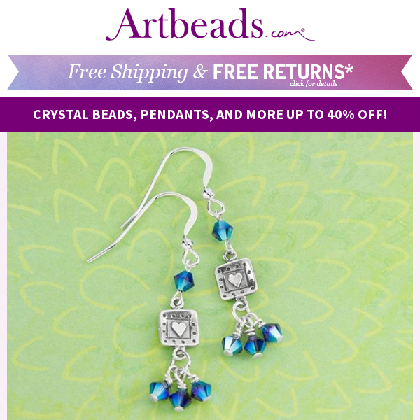 SAVE on Crystal Beads, Pendants, Flatbacks, and more!