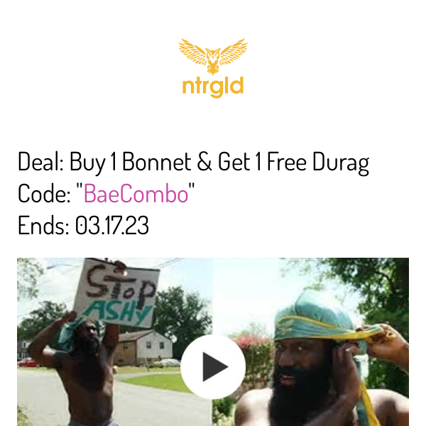 FWD: Free DuRag When You Get A Bonnet