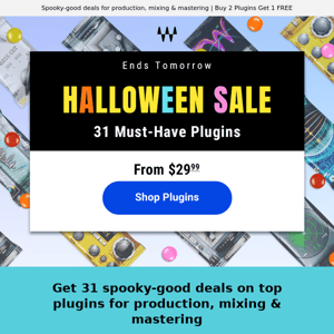 Halloween Plugin Sale 🎃 Ends Tomorrow