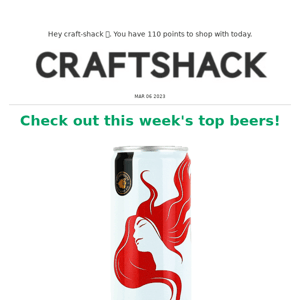 Hey Craft Shack, check out this week's new beers! 🍺