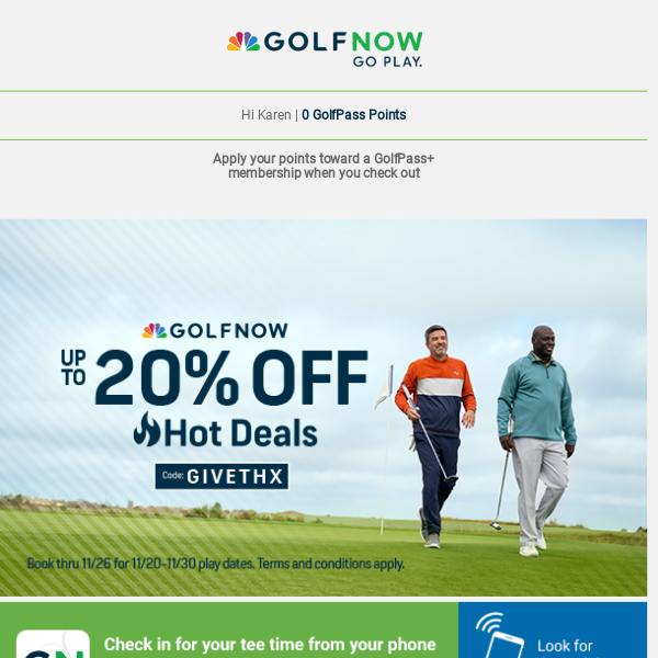 Got golf fever? Cool it down with Hot Deals