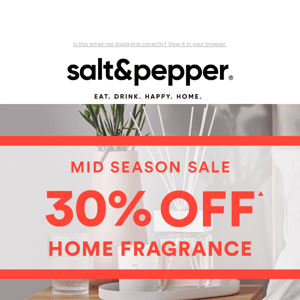 Switch off with 30% OFF Home Fragrance