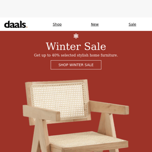 daals: WINTER SALE NOW LIVE ❄️