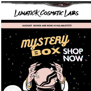 August mystery boxes are now live!