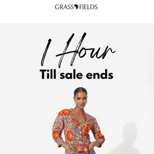 1 Hour Till The Sale Ends