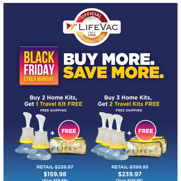 💛 Early Access Black Friday at LifeVac