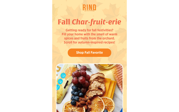 Fall Flavors for Your Char-fruit-erie 🍁🍎🍐