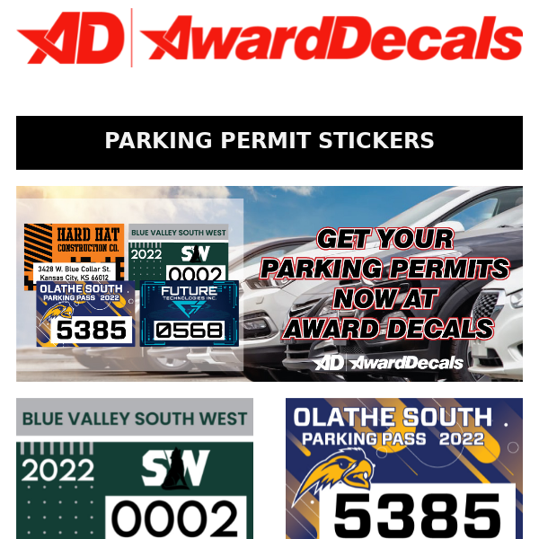 Parking Permit Stickers 🚘 Fast and Easy