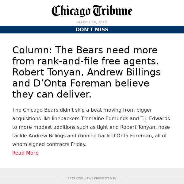 Bears need more from rank-and-file free agents