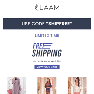 FREE SHIPPING expires in 1 hour ❗