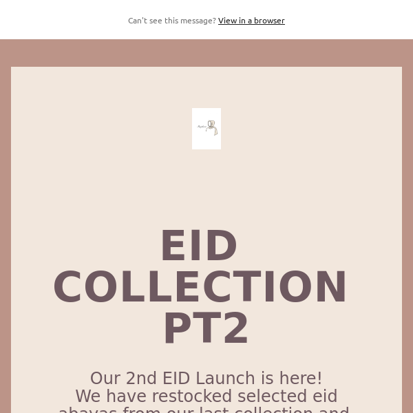 Eid Abayas