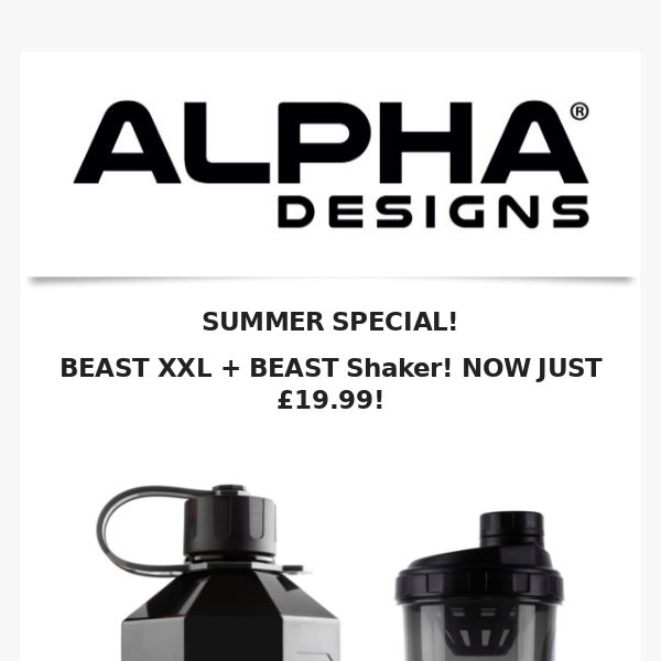 Summer Special! BEAST XXL + BEAST Shaker!