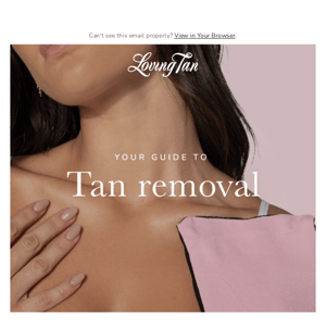 Top 3 tips for tan removal ✨