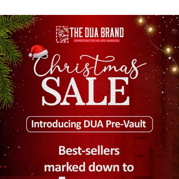 Launching Soon – DUA Pre-Vault to Celebrate Christmas Early! 🎄🌟