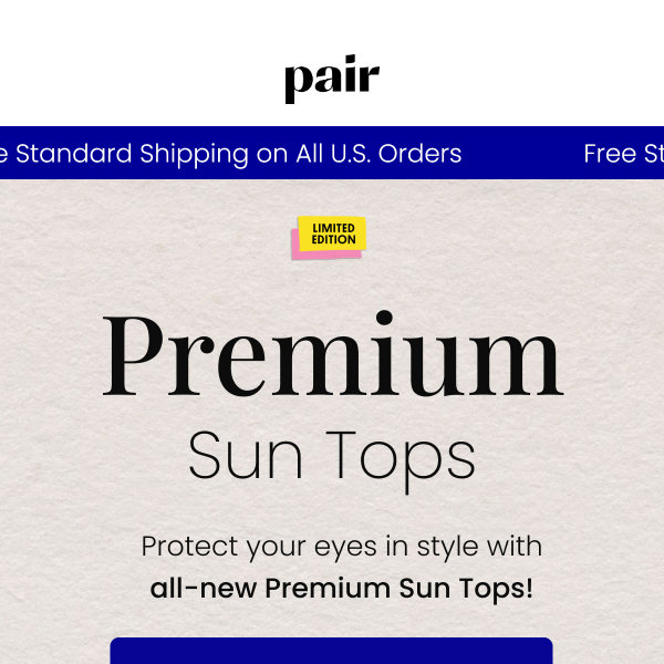 Premium Sun Tops Are Here ⭐