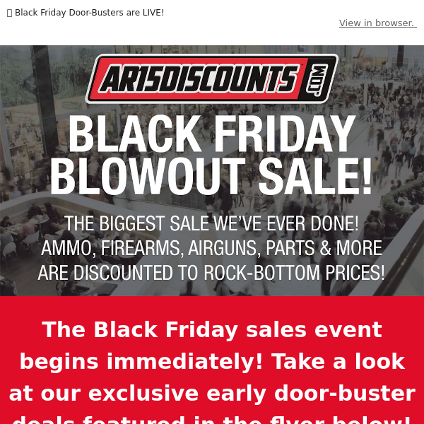 🎉 Black Friday Door-Busters are LIVE!
