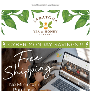 🐝 Free Shipping on Cyber Monday? Yes Please!