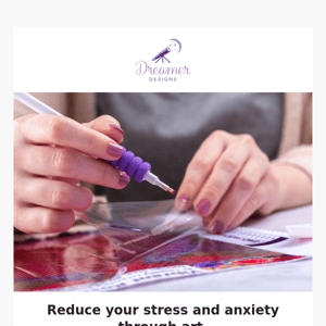 Reduce your stress and anxiety through art