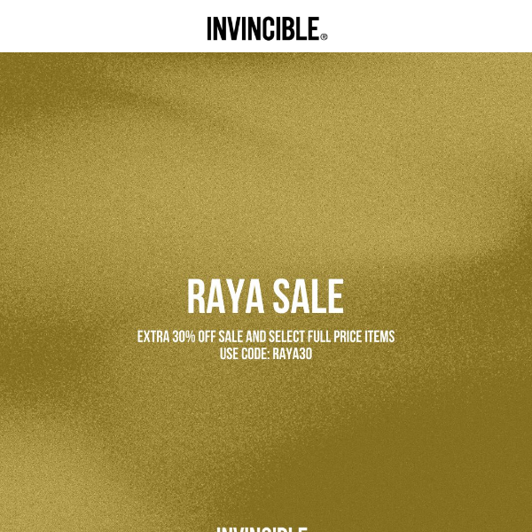 Limited Time RAYA SALE