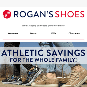 Ahtletic Savings Continue @ Rogan's!