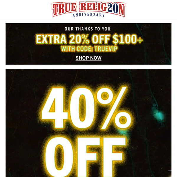 40% OFF ENTIRE SITE + AN EXTRA 20% OFF! 🚨🚨🚨🚨