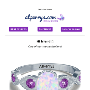 friend, OMG! Have you seen this beautiful Amethyst ring?