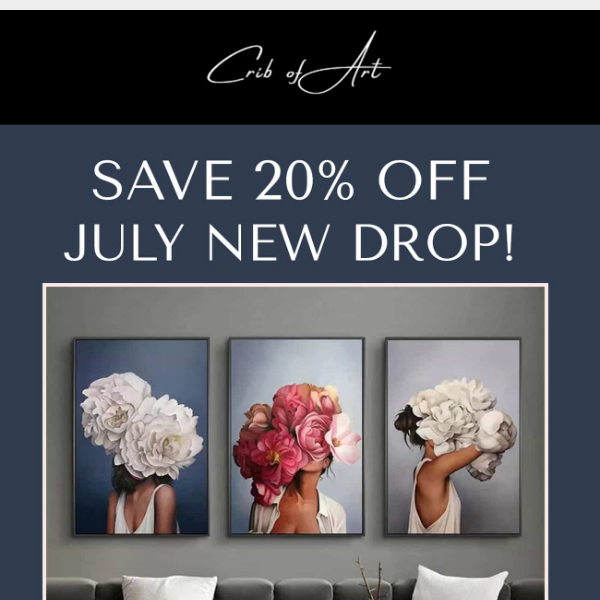 Limited-Time Offer: 20% Off Our JULY NEW DROP