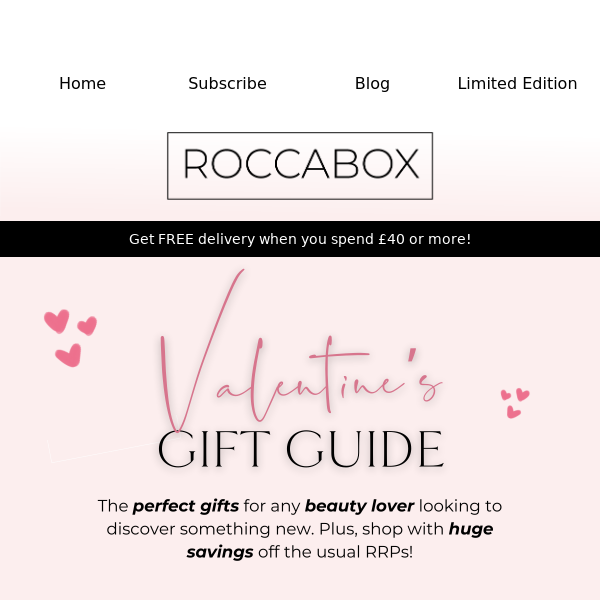 Valentine's Gift Guide inside 💄